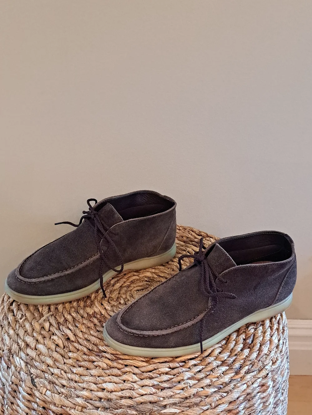 Suitsupply Mens Chukka Brown Suede Business Casual/Preppy Ankle Boots 39/6